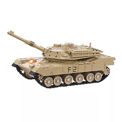 Alloy US Main Battle M1A2 Abrams Tusk 1/48 Abs Tank Pre-Built Model Moveable • £38.39