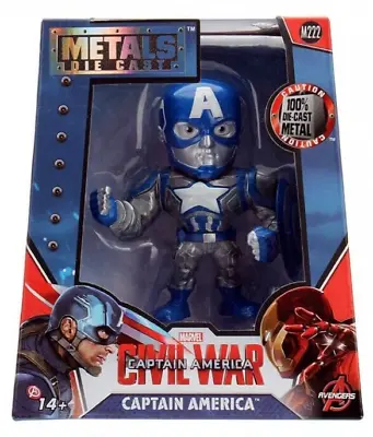 Captain America Civil War Metal Die Cast Action Figure DC Comics Collector M222  • £7.80