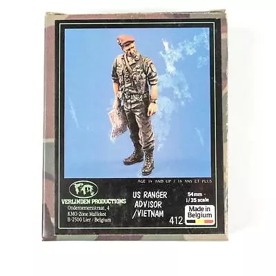 $18.99 • Buy Verlinden Productions US Ranger Advisor Vietnam 1/35 Scale Resin Figure 54mm 412