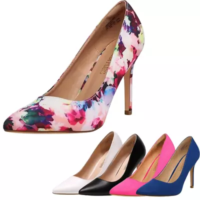 Women Slip On Pump Shoes Pointed Toe High Stilettos Heel Wedding Pump Shoes • $26.39