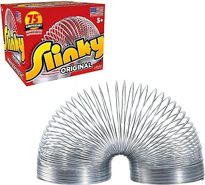 Original Classic Metal Slinky Walking Spring Educational Fidget Spring Toy • $22.51