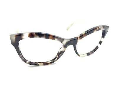 Prada VPR 29R UAO-1O1 Tortoise Brown Beige Cat Eyeglasses Frames 54-17 140 Italy • $99.99