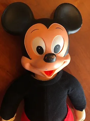 Disney Vintage Hasbro Marching Mickey Doll - 19  Tall • $12.50
