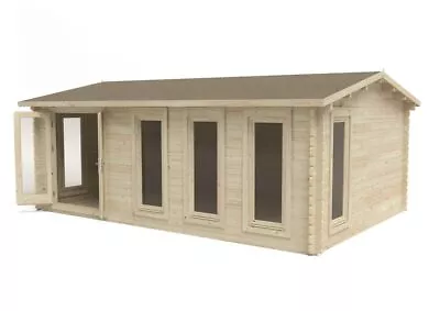 Forest 6 X 4m Log Cabin Blakedown Double Glazed Garden Room Office Free Delivery • £6599