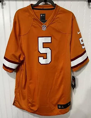 NFL Tampa Bay Buccaneers Throwback Football Jersey Freeman #5 Men's Large Orange • $45