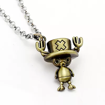 Anime One Piece Tony Tony Chopper Metal Pendant Necklace • $4.79