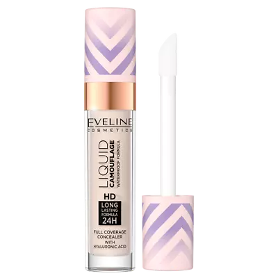 Eveline Liquid Camouflage Waterproof Concealer No. 01 Light Porcelain 7.5ml • £5.89