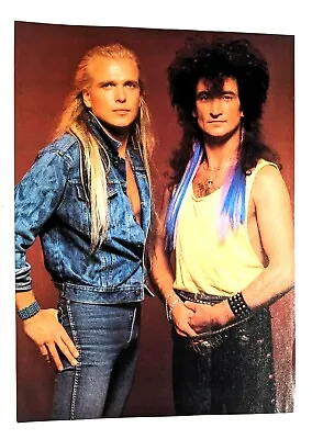 Michael Schenker / Robin Mcauley / Magazine Full Page Pinup Poster Clipping (3) • $12.99