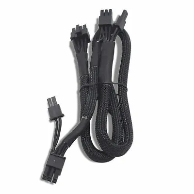 For XFX Thicc Ultra 3 5700XT PSU 8Pin To 2 X  8pin(6+2) Pin PCIe Modular Cable • £13.19