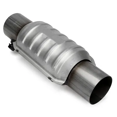 3'' 76mm Catalytic Converter 400 Cell Universal High-Flow Round Stainless Steel • $38.99