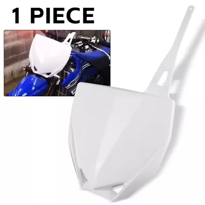 Front Number Plate White For Yamaha YZ65 2019-2024 YZ85 2015 2016 2017 2018-2021 • $24.02