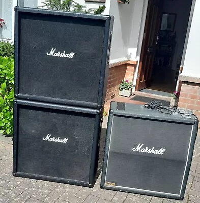 Marshall 1960A Lead 4x12 Angled Cab And Pair Of M412b 300w Speakers • £594.99