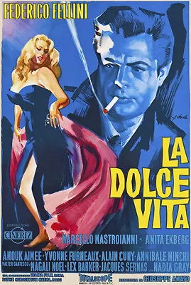 La Dolce Vita - 1960 - Movie Poster • $14.99