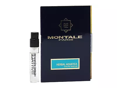 MONTALE PARIS HERBAL AQUATICA EDP 2.0ml .06oz X 1 COLOGNE PERFUME SPRAY SAMPLE • $8