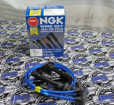 NGK Spark Plug Wire Set For 1999-2000 Honda Civic Si B16 B16A B16A2 B16A3 HE64 • $75.99