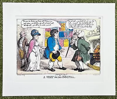 £35 • Buy A Visit To The Doctor -  Thomas Rowlandson Medical Caricature