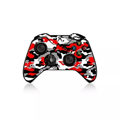 RED CAMO Skin For XBOX 360 One Series S X Controller Wrap Decal Sticker Cover • $9.55