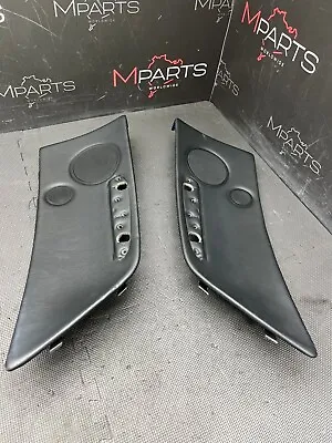 01-06 BMW E46 M3 Convertible Rear Left Right Door Cards Panels Trims Black • $54