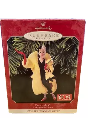 Hallmark Keepsake Ornament 1998 Cruella De Vil Unforgettable Villains Disney • $7.95