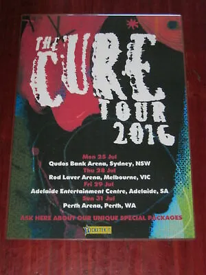 The Cure - 2016 Australian Tour -  Laminated Tour Poster - NEW • $15.95