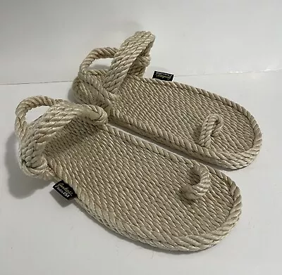 Gurkees Original Classic Rope Sandals Women’s 8.5 Woven Slingback Made In USA • $22