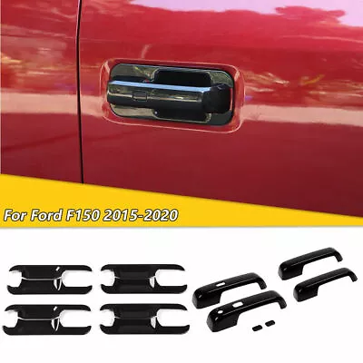 $39.99 • Buy Exterior Door Handle & Door Handle Bowl Cover Trim For Ford F150 2015-2020 Black