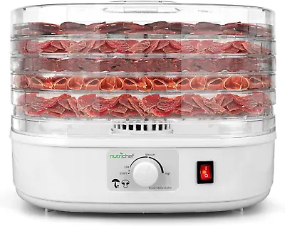 NutriChef Food Dehydrator Machine-Dehydrate Beef Jerky Meat Food & Dog For At • $68.65