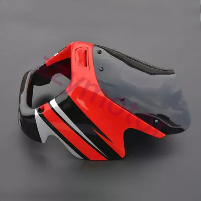 Red Upper Fairing Cowl Windshield Nose Cover For KAWASAKI ZRX1100 ZRX1200 NEW • $119