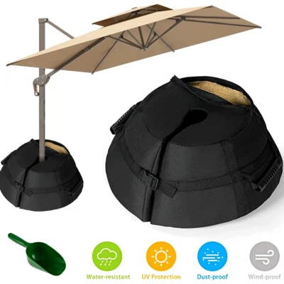 $24.74 • Buy Umbrella Base Weight Round Heavy Duty Sand Bags Weatherproof Umbrella Stand
