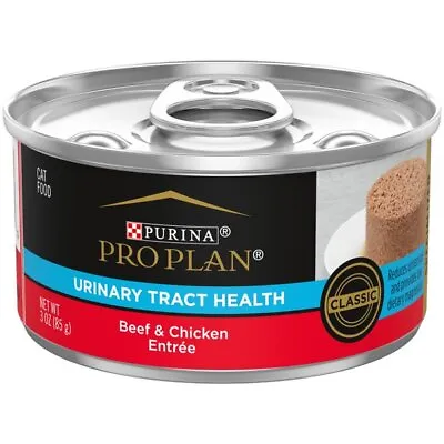 $54.99 • Buy Purina Pro Plan Urinary Tract Health Adult Wet Cat Food Classic Pate - 24 Cans ✅