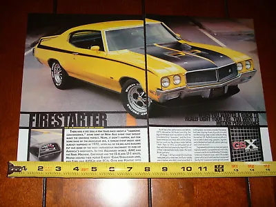 1970 Motion Performance Buick Gsx 455 Stage 1 - Original 2006 Article • $11.95