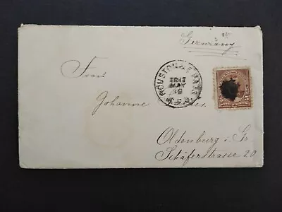 RPO: Houston & E. Pass 1895 Cover To Germany Texas Railroad • $30