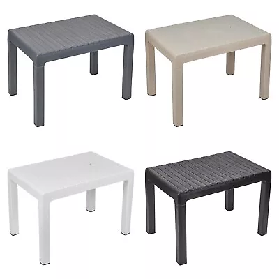 Garden Table Outdoor Bench Side Table Snack Food Drink Patio Furniture 40cmx60cm • £18.99