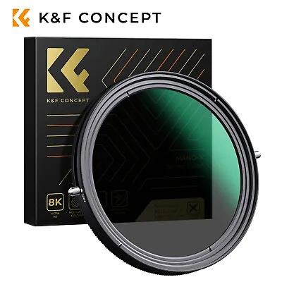 K&F Concept ND2-ND32 Filter+CPL Filter Variable Fader 67/72/77/82mm No X Spot • $104.99