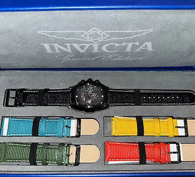 NWOT Invicta Lupah Silver Men's Watch With Bands • $150