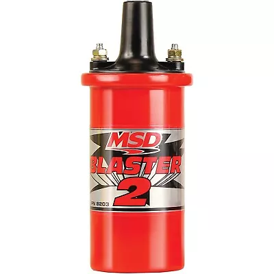 MSD Ignition 8203 Blaster 2 Canister Coil Red 45000 Volts W/ Ballast Resistor • $108.99