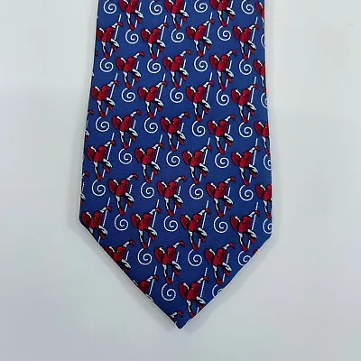 Marvel Ultimate Spider-Man Blue & Red Silk Tie By Bespoke Fashion • $34.40