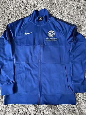 Chelsea FC 2021 Champions League Final Match Anthem Jacket *AUTHENTIC*NEVER WORN • £50