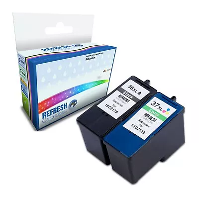 Refresh Cartridges Basic Value Pack 1x#36/1x#37 Ink Compatible With Lexmark • £17.87