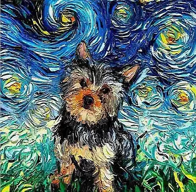 DIY 5D Diamond Art Rhinestone Sequin Art Kits -Choose Rose Moon Dog Yorkie • $10.99