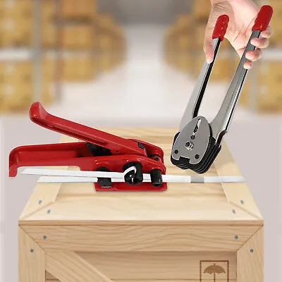 Complete Kit : Strapping Tool+Strapping Sealer+Packing Belt Banding Roll Supply  • $65.55