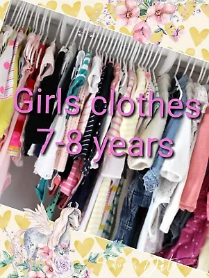 £3.75 • Buy Girls Clothes Make Your Own Bundle Job Lot Size 7-8 Years Dress Jeans Leggings