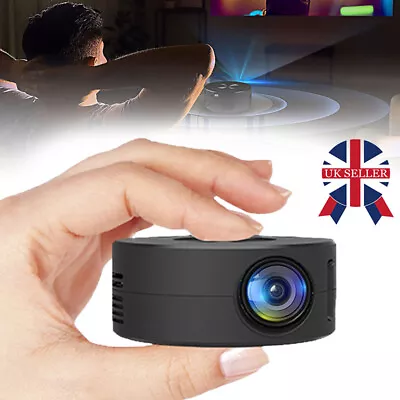 Mini Projector LED HD 1080P Home Cinema Portable Home Movie Projector 2024 NEW • £21.79