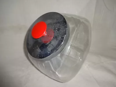 Candy Cookie Jar Glass With Lids Vintage Mid Century Modern Atomic Starburst 3 • $10