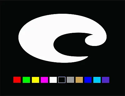 COSTA  C  Logo Vinyl Die Cut Decal Sticker • $2.99