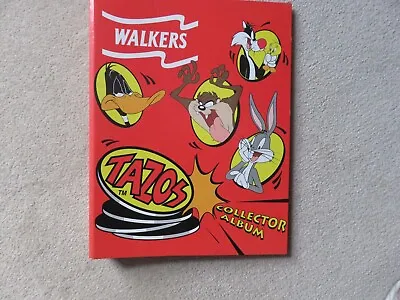 Walkers/ Looney Toons Tazos Collector Album Excellent Condition  • £80