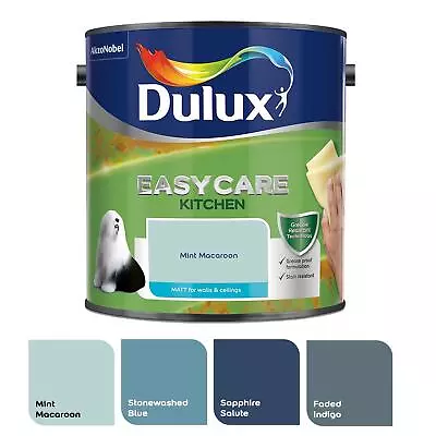 £30.99 • Buy Dulux Paint  Shades Of Blue Easycare Kitchen Matt Emulsion 2.5 Litres