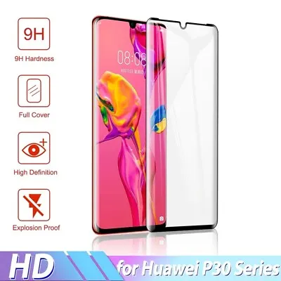 £1.99 • Buy For Huawei P30 PRO LITE P30 Pro Full Curved Tempered Glass Screen Protector Film