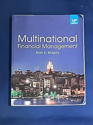 Multinational Financial Management By Alan C. Shapiro (2013 Trade Paperback)  • $19.49