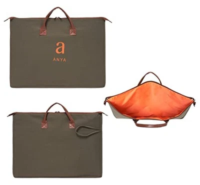 $49.94 • Buy Art Portfolio Bag Artist Carrying Case Storage Bag For Artwork Posters With Z...